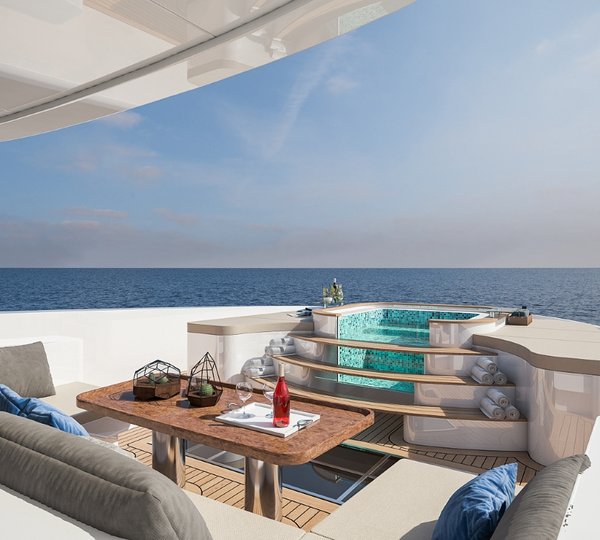 Motor yacht Bilgin 156 - sunbathing