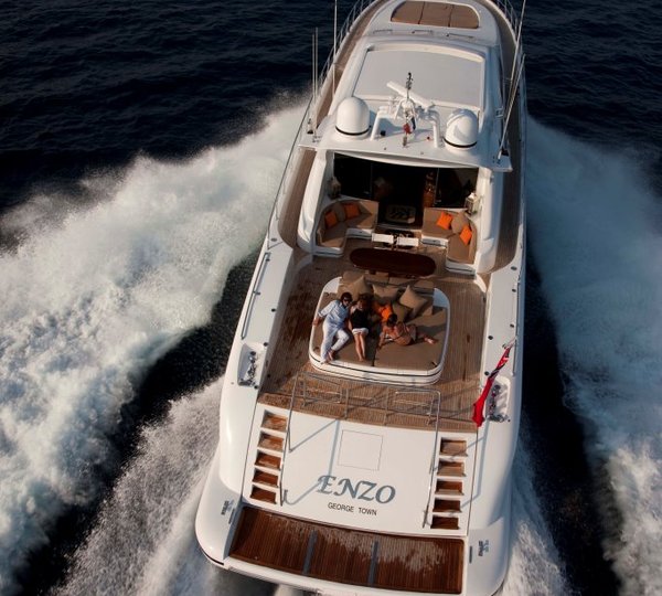 Motor yacht ENZO -  From Above
