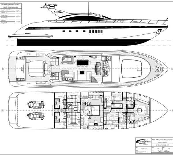 Motor yacht ENZO -  Layout