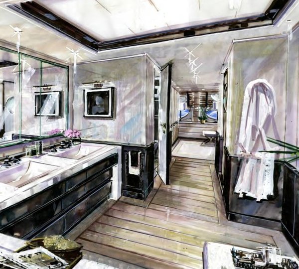 Motor yacht EVENT -  Master Cabin Bathroom