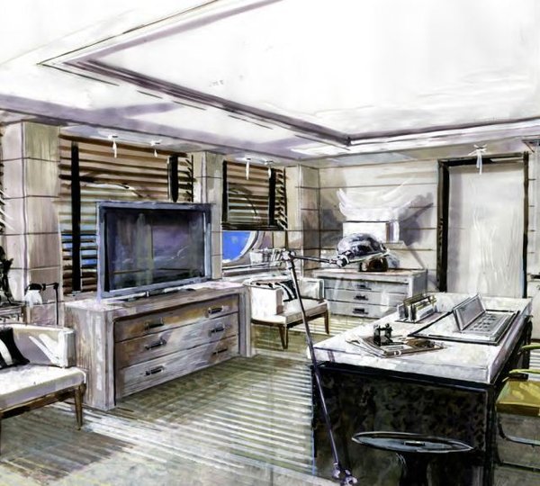Motor yacht EVENT -  Master Cabin Office