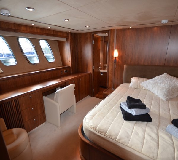 Motor yacht HOOLIGAN - Master Cabin View 2