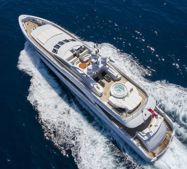 Motor yacht L'EQUINOX -  Aerial shot