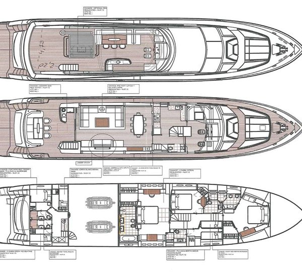 Motor yacht LADY BEATRICE - Layout