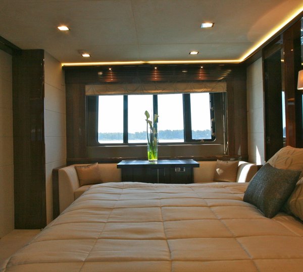 Motor yacht LADY BEATRICE - Master Cabin View 2