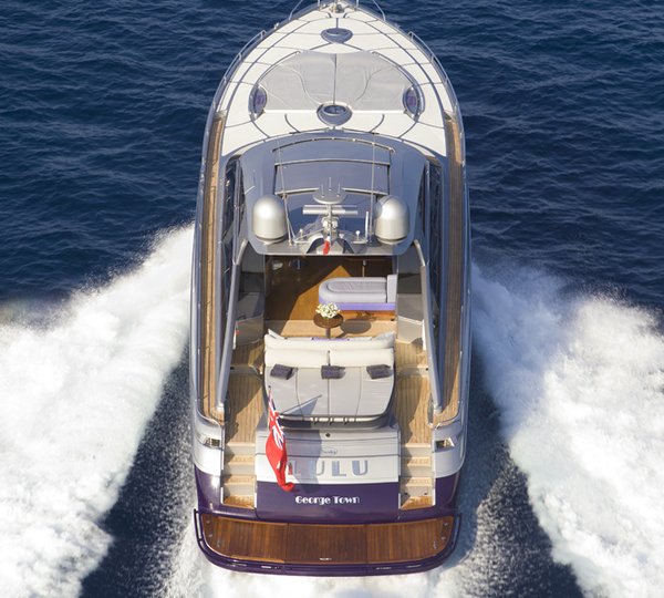 Motor yacht LULU - From Above