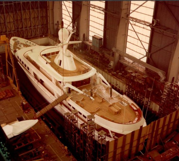 Motor yacht Lady Georgina under construction