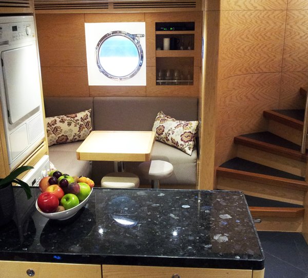 Motor yacht Lady Tahiti - crew galley