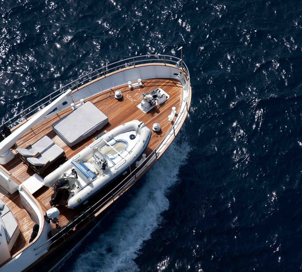Motor yacht MARHABA - Foredeck from above