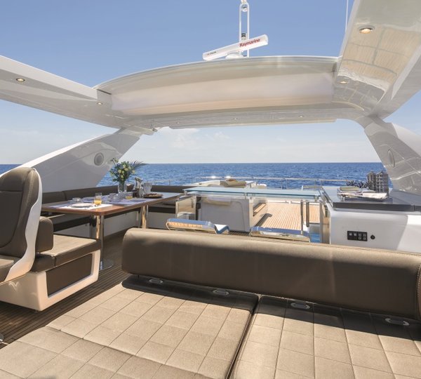 Motor yacht NORTH STAR - Sundeck looking Aft