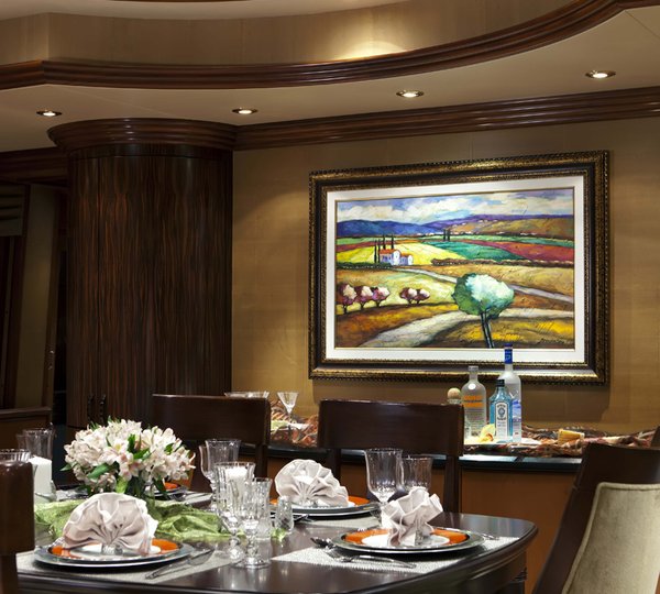 Motor yacht OLGA -  Formal Dining Detail