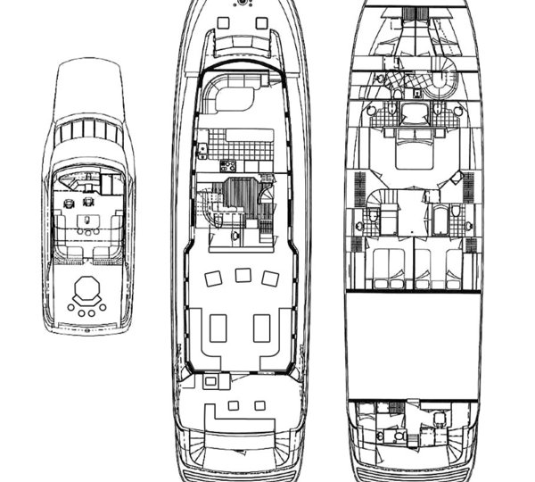Motor yacht PERFECT LADY - Layout
