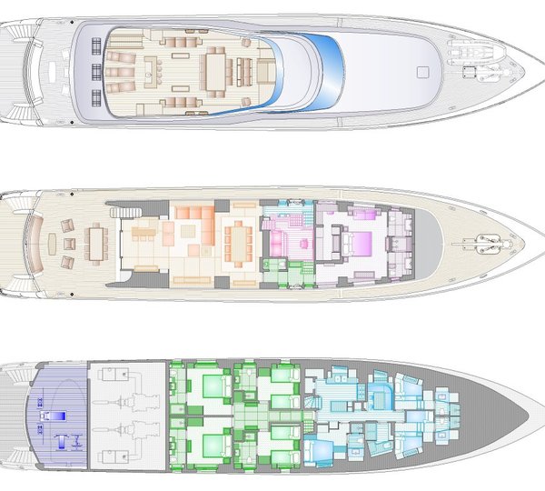 Motor yacht POLLY -  Layout