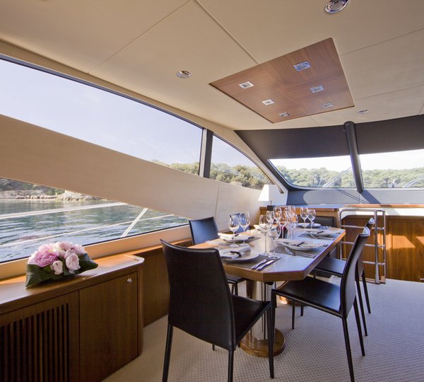 Motor yacht SAMAKANDA - Dining