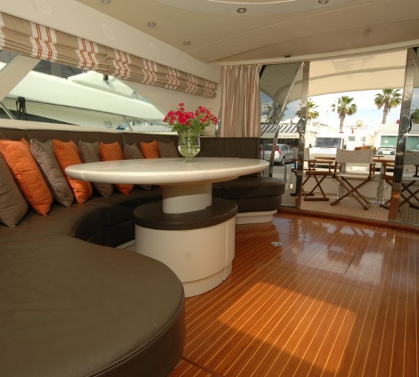Motor yacht SWEET TITI - Main salon looking aft
