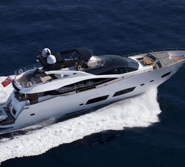 Motoryacht HIGH ENERGY - from above