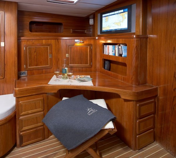 NOHEEA - The Study Desk in her Master Cabin