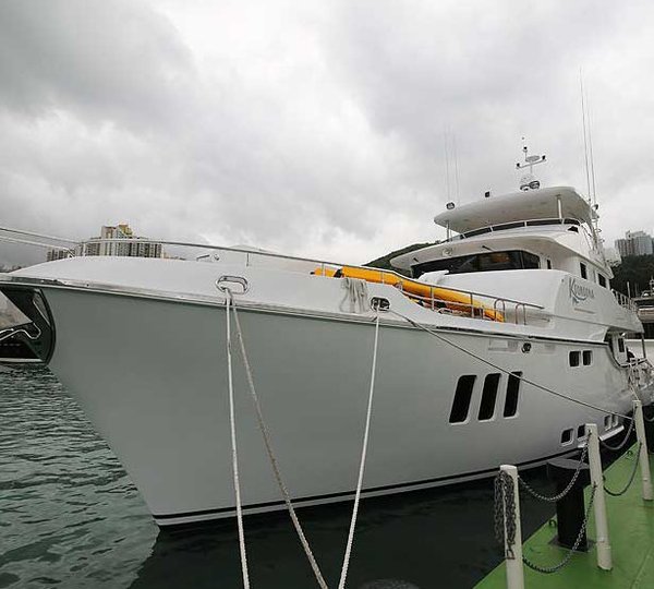 Nordhavn 86 superyacht Koonoona in Hong Kong