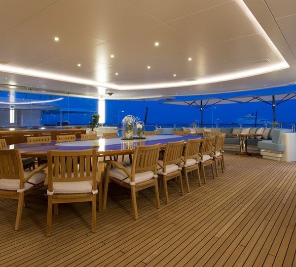Oceanco Yacht NIRVANA - Al Fresco Dining
