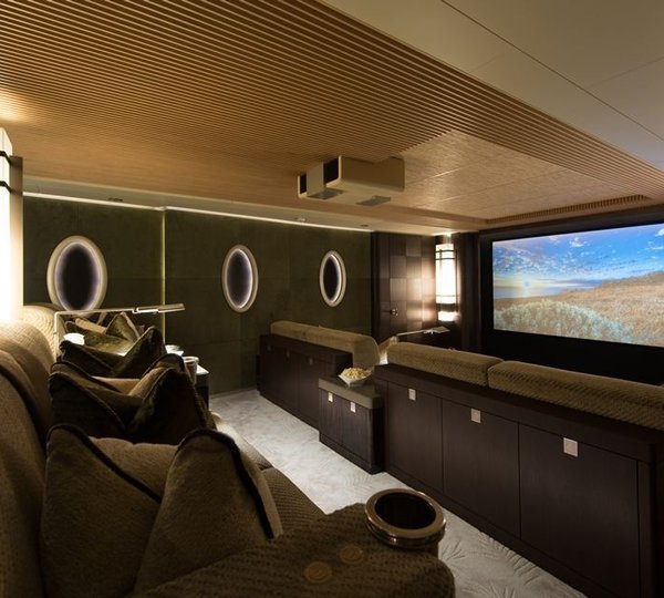 Oceanco Yacht NIRVANA - Media Room and Cinema