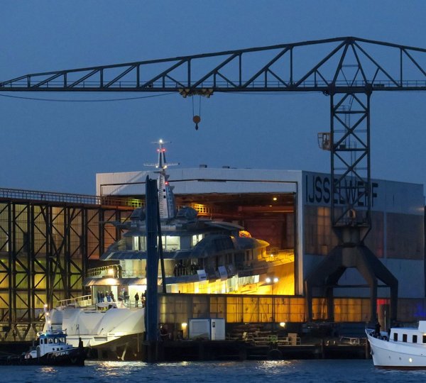 Oceanco y718 project bravo emerging. Photo Dutch Yachting