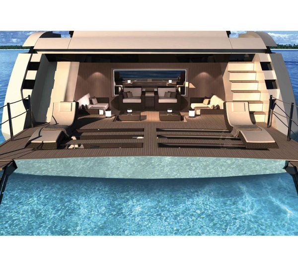 Oceano 42 superyacht - Beach area
