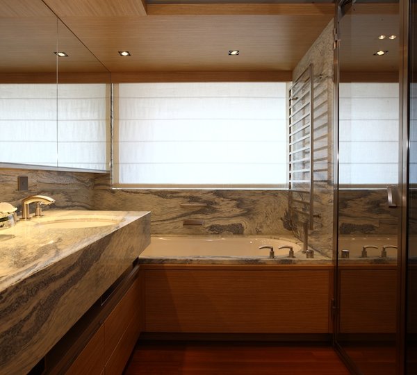 Owner Bathroom - Yacht Exuma -  photo  courtesy of Perini Navi