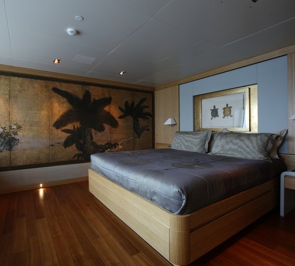 Owner Suite - SuperYacht Exuma - photo  courtesy of Perini Navi