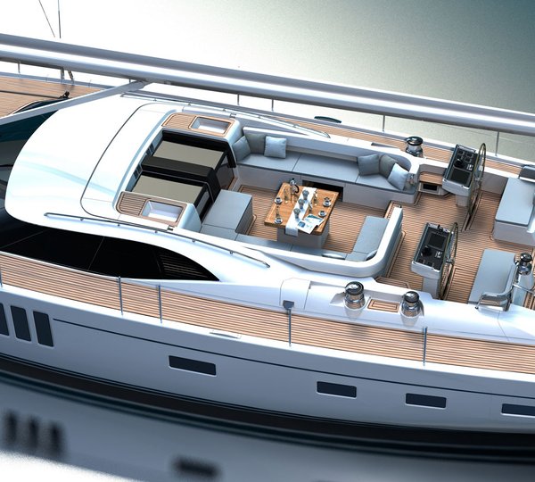 Oyster 825 yacht Cockpit