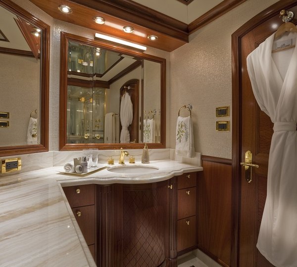 Penny Mae owner bathroom his