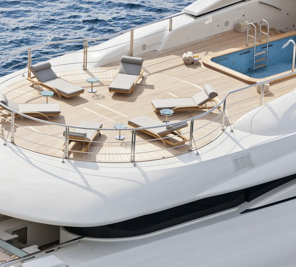 Relaxation and fun aboard 70m Rossinavi NUMPTIA yacht designed by Tommaso Spadolini
