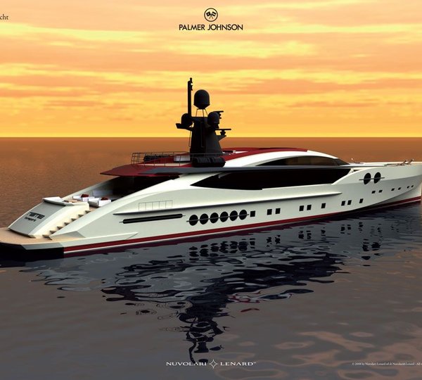 Rendering of Palmer Johnson superyacht PJ 170-2