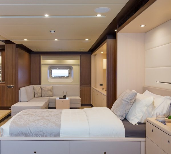 Royal Huisman S:Y Sea Eagle - Photo by Carlo Baroncini Photography  - Owner Suite