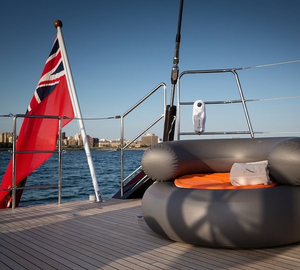 Royal Huisman S:Y Sea Eagle - Photo by Carlo Baroncini Photography - Beach Deck Detail
