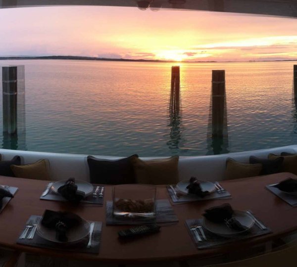 SOLO CONTIGO - Sunset on Aft Deck