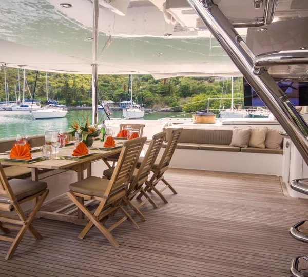 SY KINGS RANSOM - Aft deck view