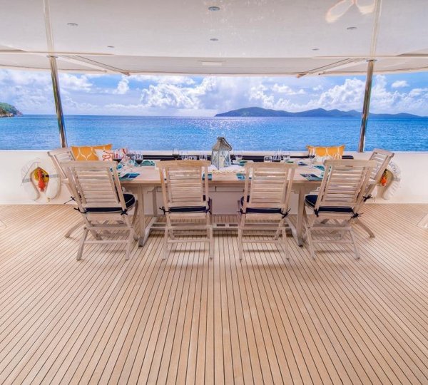SY ZINGARA - Aft deck