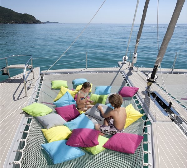 Sail Cat MAVERICK - Relaxing on the Trampoline 2