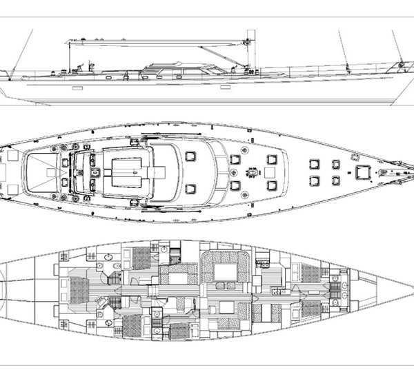 Sail Yacht DHARMA -  Layout