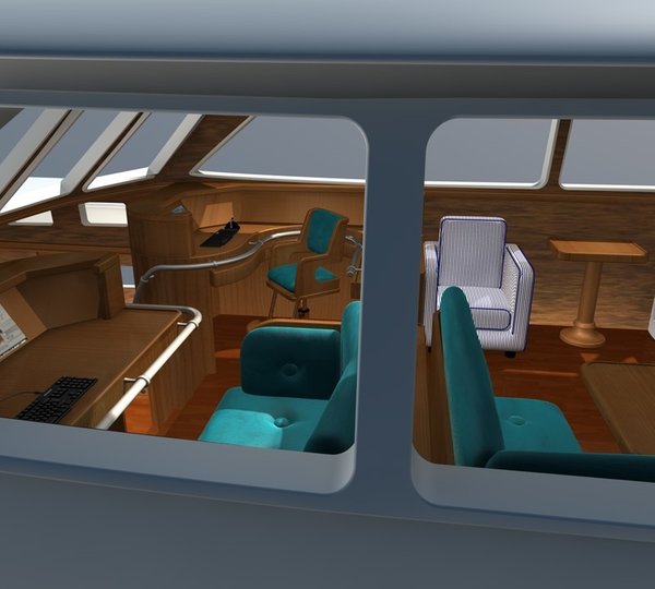 Sail Yacht DOMICIL -  Salon Rendering