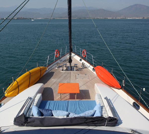 Sail yacht L'AQUILA - Fordeck