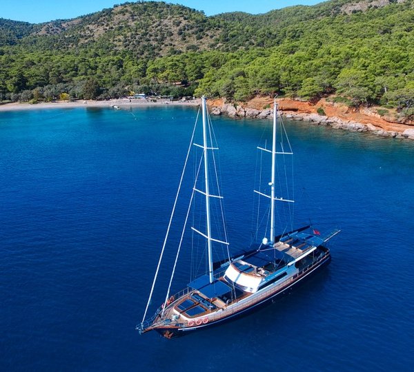 Sailing Gulet MASKE 2 - Aerial shot