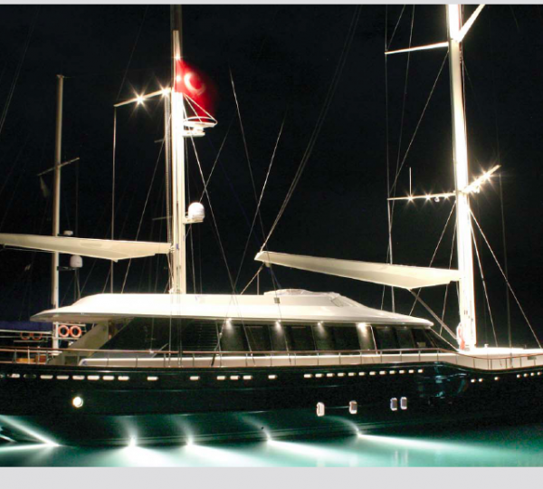 Sailing Yacht Infinity by Cobra Yachts - By Night