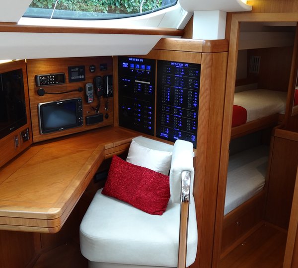 Sailing Yacht SPIRIT - Navigation station