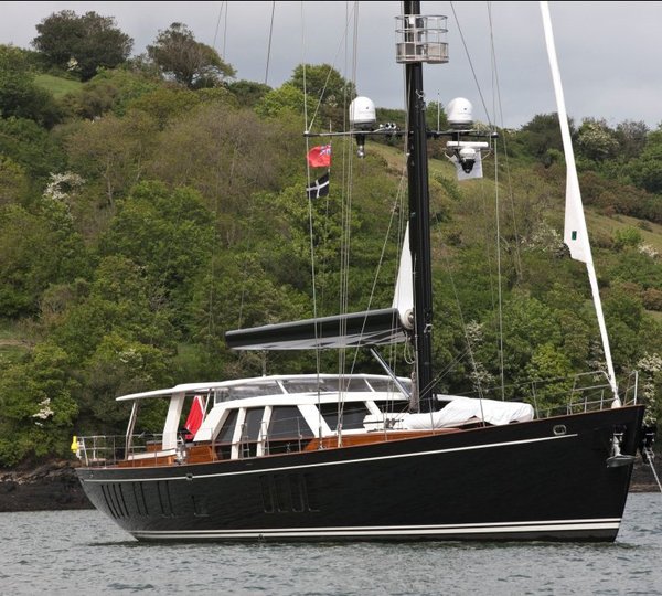 Sailing yacht AKALAM At Anchor