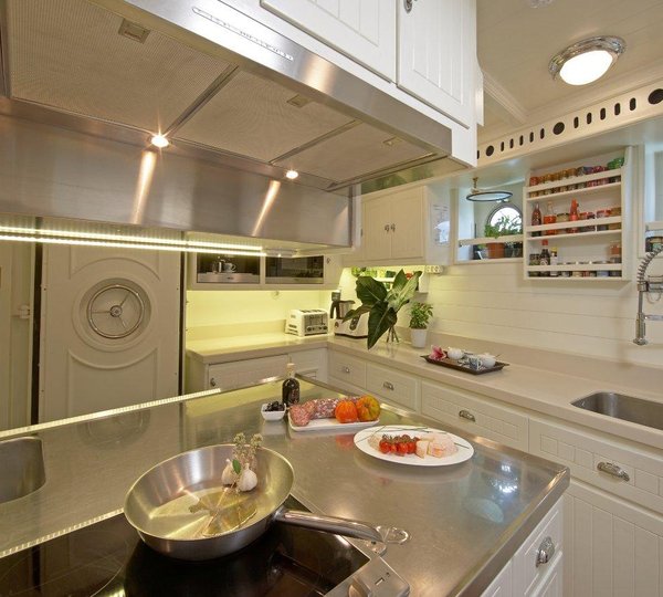 Sailing yacht Germania Nova - Galley