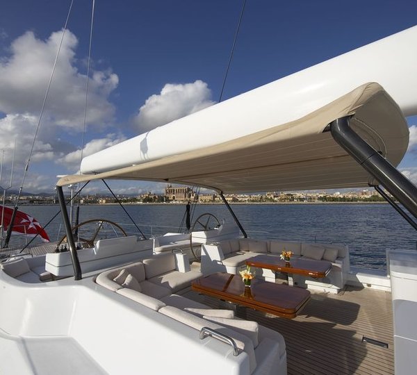 Sailing yacht Nephele -  Cockpit