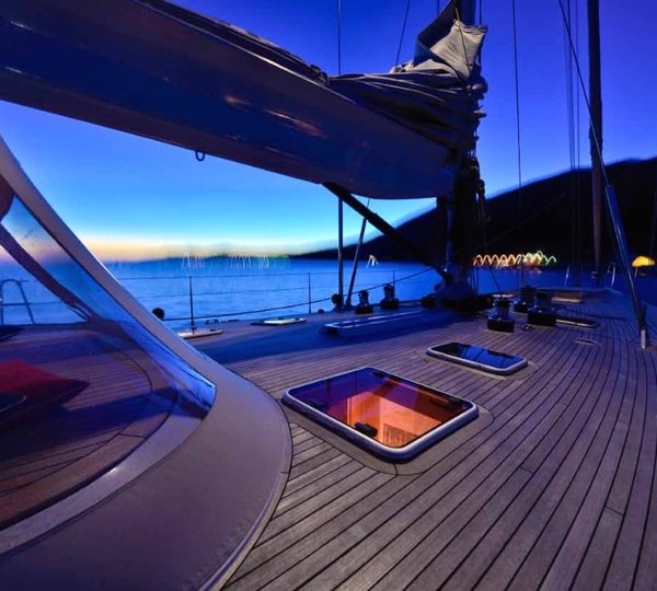 Sailing yacht TESS - Forepeak at Night