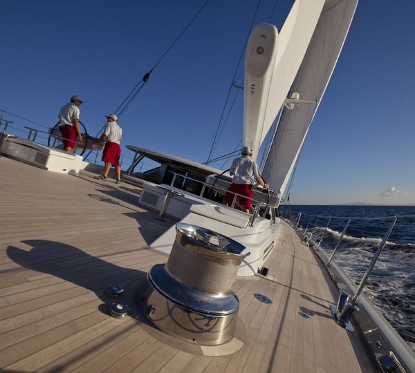 Sailing yacht Zefira On Deck