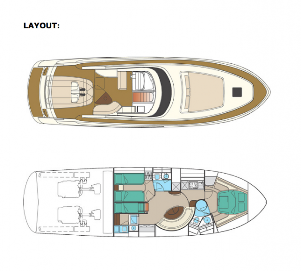 Sakura yacht  - Layout
